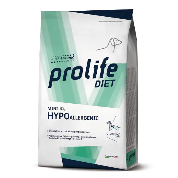 Prolife Diet Veterinary Formula Hypoallergenic Mini Quaglia  5 Kg bauzaarit.myshopify.com