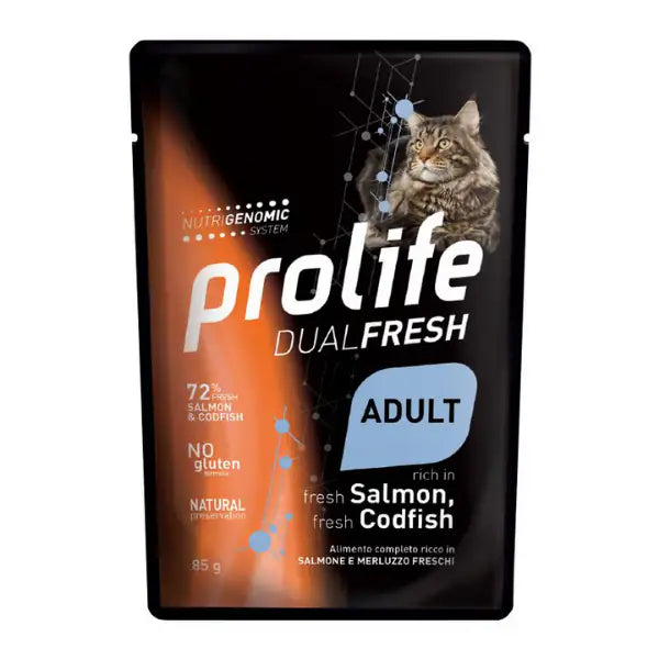 Prolife Dual Fresh Gatto Adult Bustine 85 gr   bauzaarit.myshopify.com