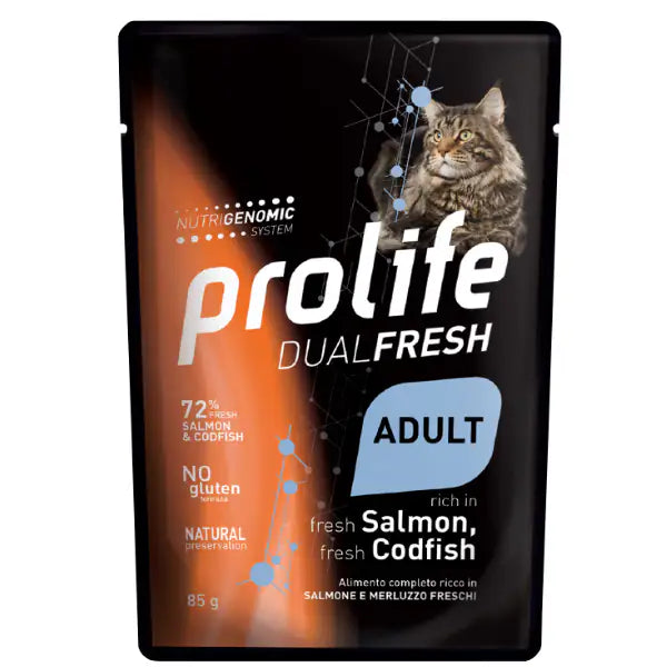 Prolife Dual Fresh Gatto Adult Bustine 85 gr   bauzaarit.myshopify.com