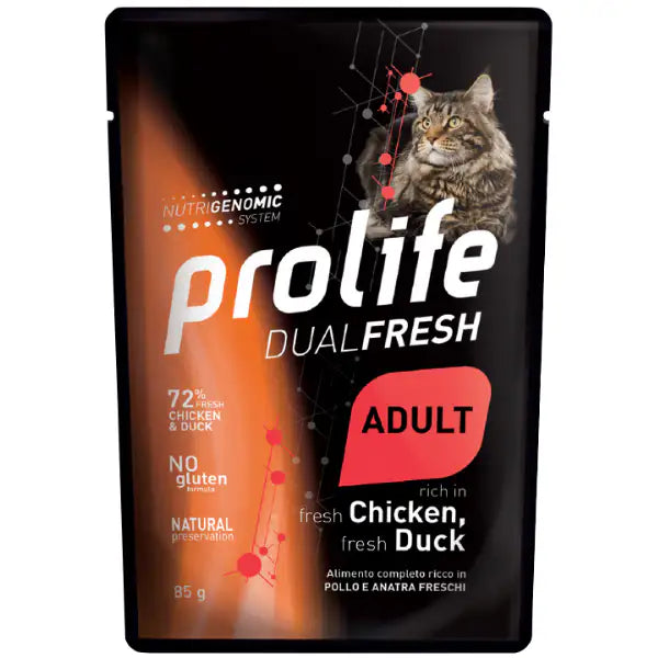 Prolife Dual Fresh Gatto Adult Bustine 85 gr   bauzaarit.myshopify.com