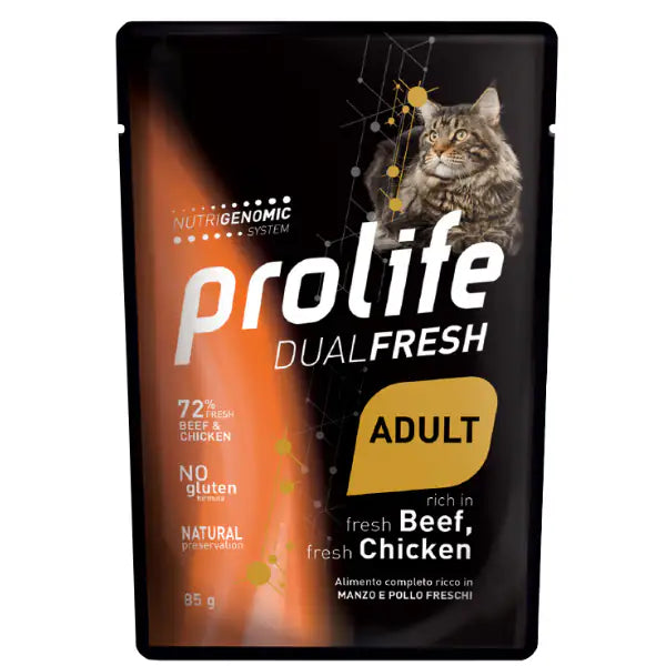 Prolife Dual Fresh Gatto Adult Bustine 85 gr   bauzaarit.myshopify.com