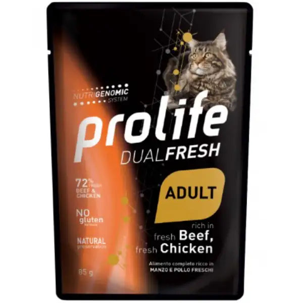 Prolife Dual Fresh Gatto Adult Bustine 85 gr   bauzaarit.myshopify.com