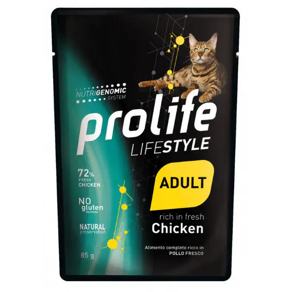 Prolife Lifestyle Gatto Adult Umido 85 gr  Pollo bauzaarit.myshopify.com