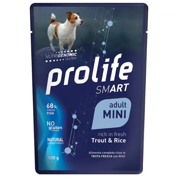 Prolife Smart Dog Mini 100 gr  Trota e riso bauzaarit.myshopify.com