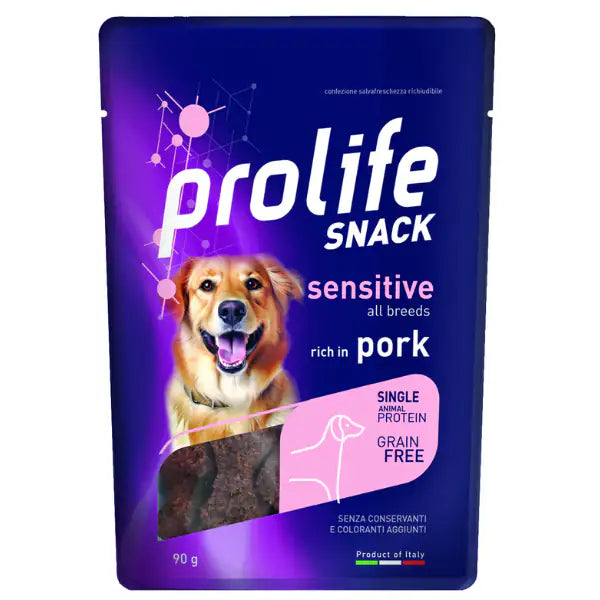 Prolife Snack Dog Adult Sensitive Grain Free 90 gr  Maiale bauzaarit.myshopify.com