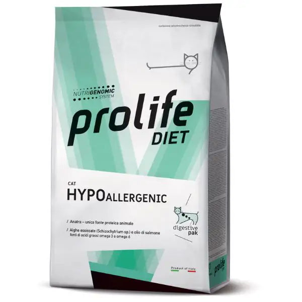 Prolife Veterinary Diet Cat Hypoallergenic Anatra   bauzaarit.myshopify.com