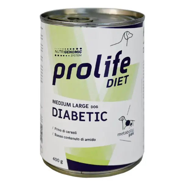 Prolife Veterinary Diet Diabetic Dog Medium/Large 400 gr  Pollo bauzaarit.myshopify.com