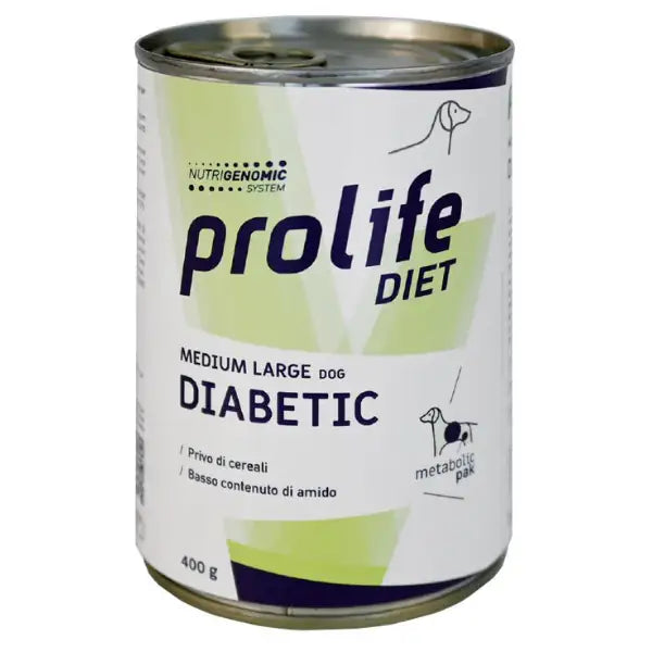 Prolife Veterinary Diet Diabetic Dog Medium/Large 400 gr   bauzaarit.myshopify.com
