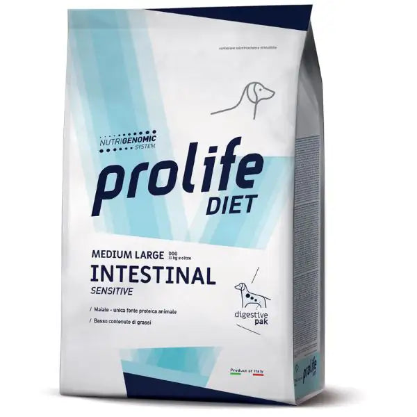 Prolife Veterinary Diet Dog Intestinal Sensitive Medium/Large Maiale   bauzaarit.myshopify.com