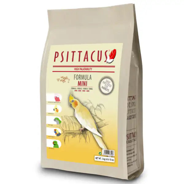 Psittacus Alimento Formula Mantenimento Mini  3 kg bauzaarit.myshopify.com