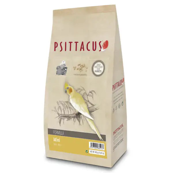 Psittacus Alimento Formula Mantenimento Mini  450 gr bauzaarit.myshopify.com