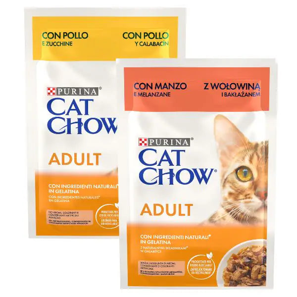 Purina Cat Chow Adult Umido Gatto in Gelatina 85 gr   bauzaarit.myshopify.com