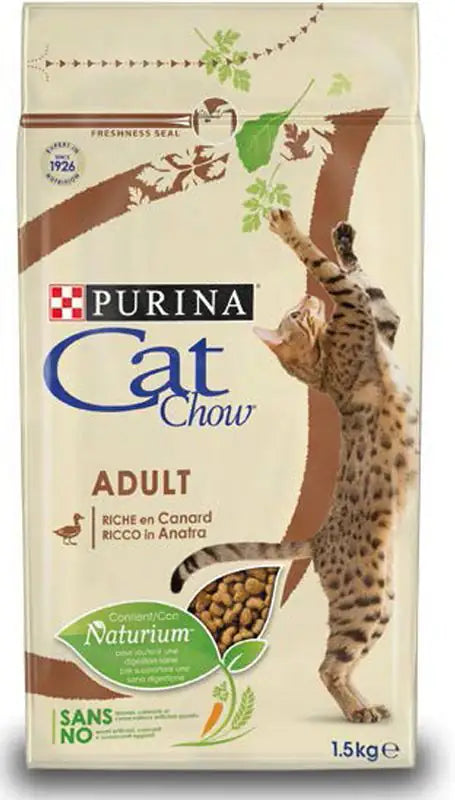 Purina Cat Chow Adult ricco di Anatra   bauzaarit.myshopify.com