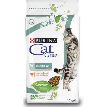 Purina Cat Chow Sterilised ricco di Pollo   bauzaarit.myshopify.com