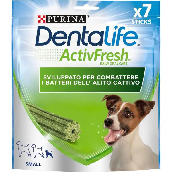 Purina Dentalife Activ Fresh Snack igiene orale Cane  Small - 7 sticks bauzaarit.myshopify.com