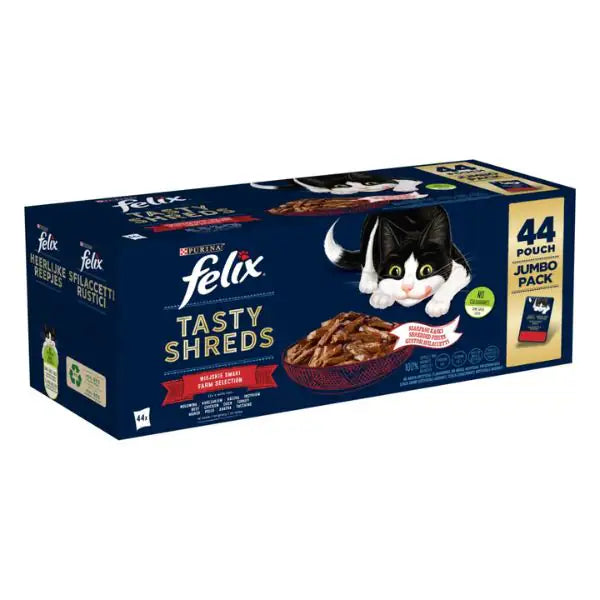 Purina Felix Sfilaccetti Rustici Mixed Selection Multipack 44x80 gr   bauzaarit.myshopify.com