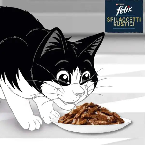Purina Felix Sfilaccetti Rustici Mixed Selection Multipack 44x80 gr   bauzaarit.myshopify.com