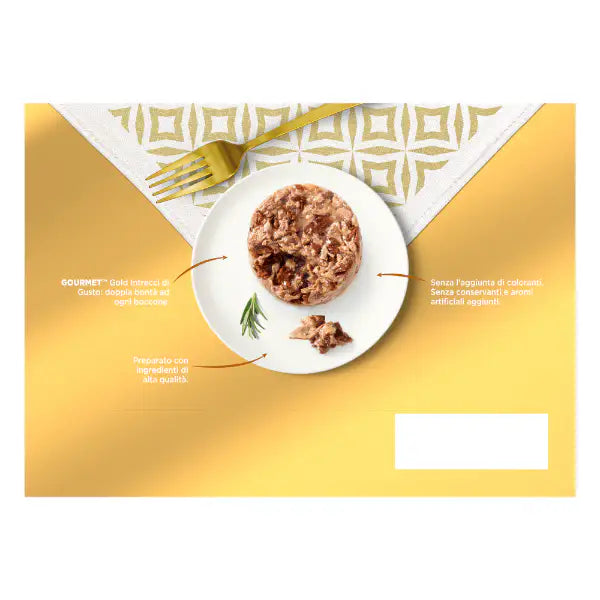 Purina Gourmet Gold Intrecci di Gusto Umido Gatto Multipack 24x85g   Bauzaar.it
