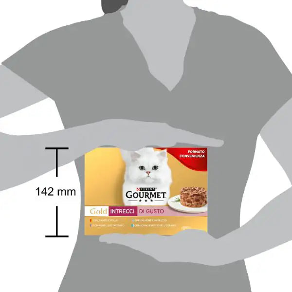 Purina Gourmet Gold Intrecci di Gusto Umido Gatto Multipack 24x85g   bauzaarit.myshopify.com