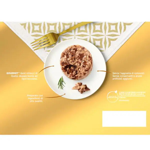 Purina Gourmet Gold Intrecci di Gusto Umido Gatto Multipack 24x85g   bauzaarit.myshopify.com