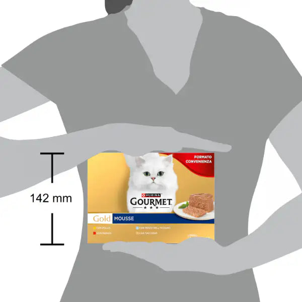 Purina Gourmet Gold Mousse Umido Gatto Multipack 24x85g   Bauzaar.it