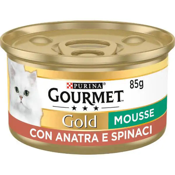 Purina Gourmet Gold Mousse Umido Gatto con Verdure 85 gr   bauzaarit.myshopify.com