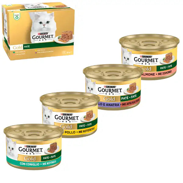 Purina Gourmet Gold Patè Umido Gatto Multipack 24x85g   bauzaarit.myshopify.com
