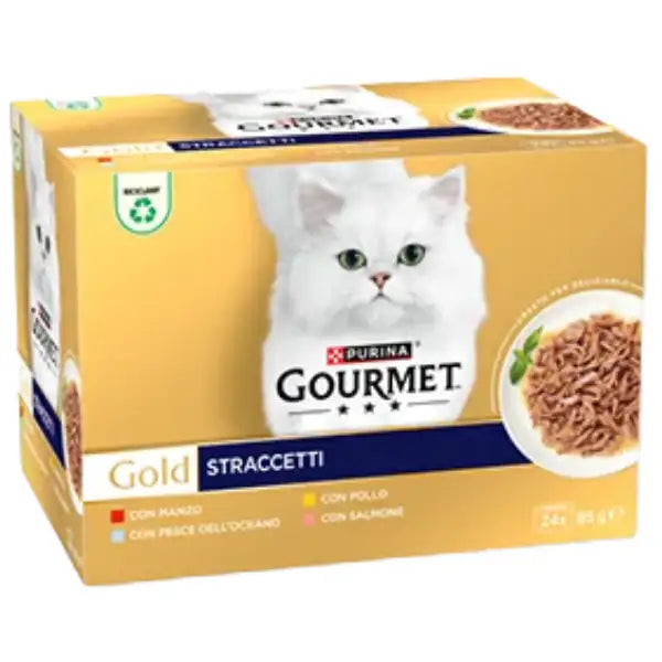 Purina Gourmet Gold Straccetti Umido Gatto Multipack 24x85g   bauzaarit.myshopify.com
