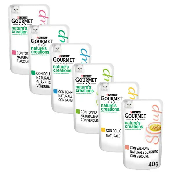 Purina Gourmet Nature's Creations Soup Umido gatto 40 gr   bauzaarit.myshopify.com