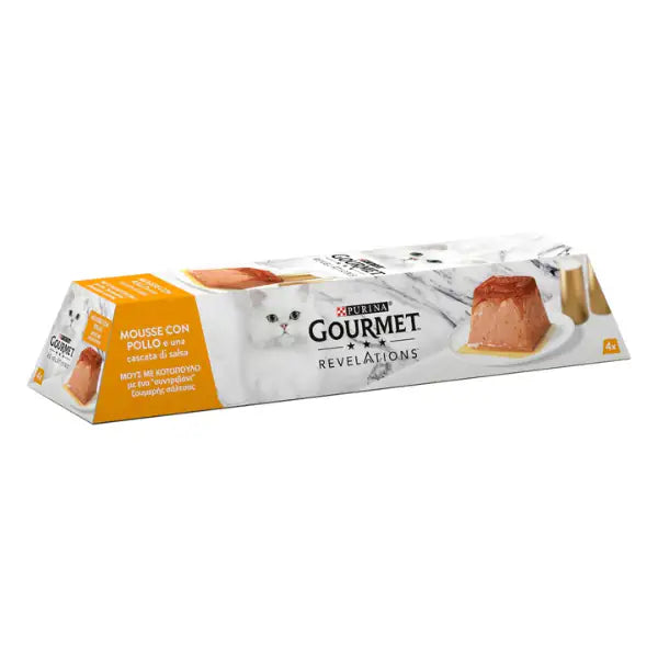 Purina Gourmet Revelations Mousse in salsa 4x57gr  Pollo bauzaarit.myshopify.com
