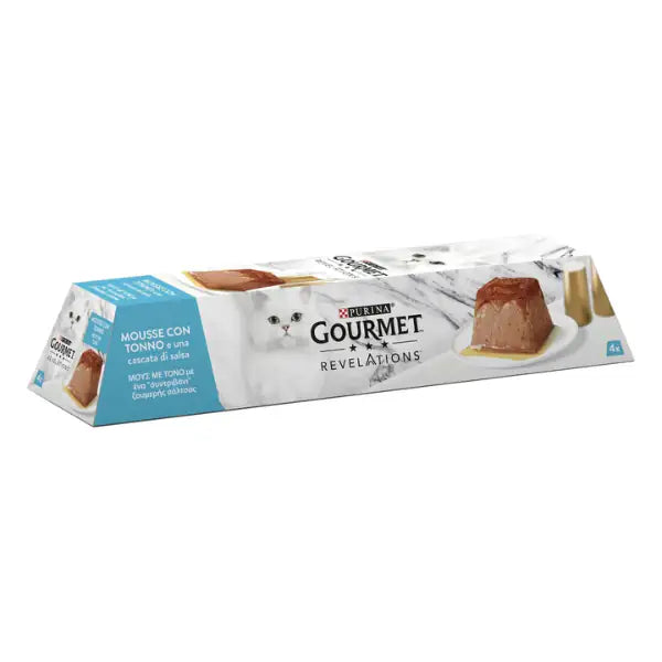 Purina Gourmet Revelations Mousse in salsa 4x57gr  Tonno bauzaarit.myshopify.com