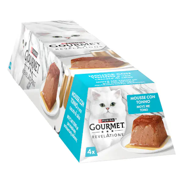 Purina Gourmet Revelations Mousse in salsa Multipack 4x57gr  Tonno Bauzaar.it