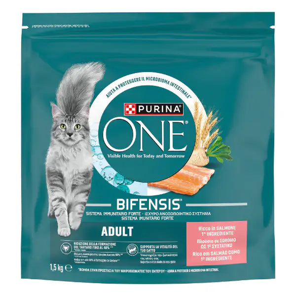 Purina One Cat Adult Bifensis ricco di Salmone   Bauzaar.it
