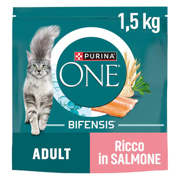 Purina One Cat Adult Bifensis ricco di Salmone   Bauzaar.it