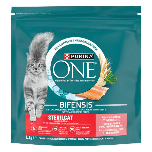 Purina One Cat Sterilised Bifensis ricco di Salmone   Bauzaar.it