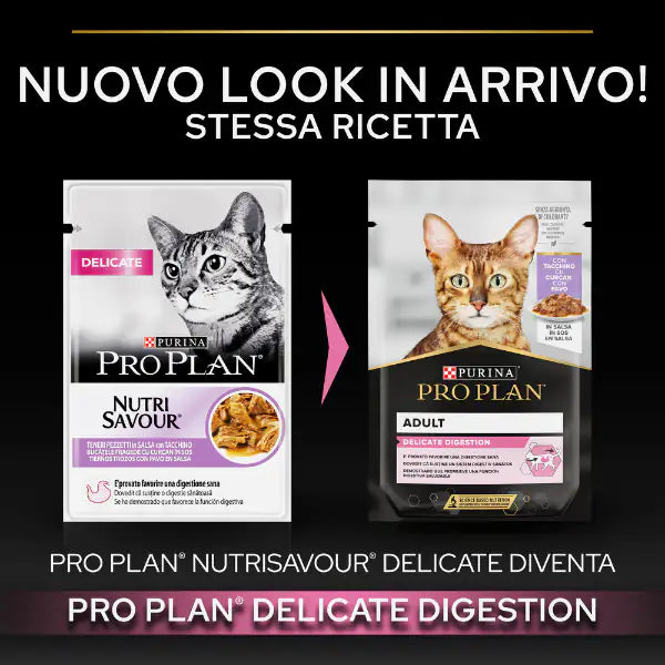 Purina Pro Plan Adult Delicate Digestion Umido Gatti in Salsa 85 g   bauzaarit.myshopify.com