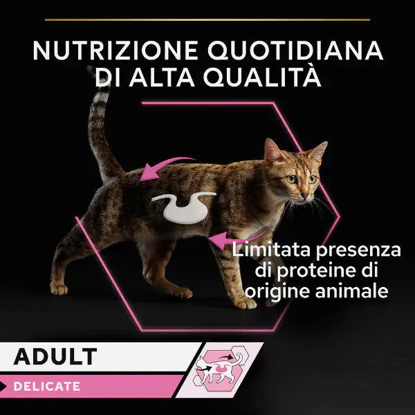 Purina Pro Plan Adult Delicate Umido Gatti Mousse Tacchino 85 g   bauzaarit.myshopify.com