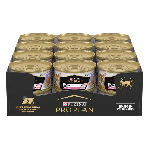 Purina Pro Plan Adult Delicate Umido Gatti Mousse Tacchino 85 g   bauzaarit.myshopify.com