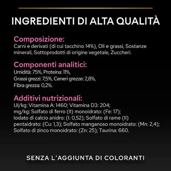 Purina Pro Plan Adult Delicate Umido Gatti Mousse Tacchino 85 g   bauzaarit.myshopify.com
