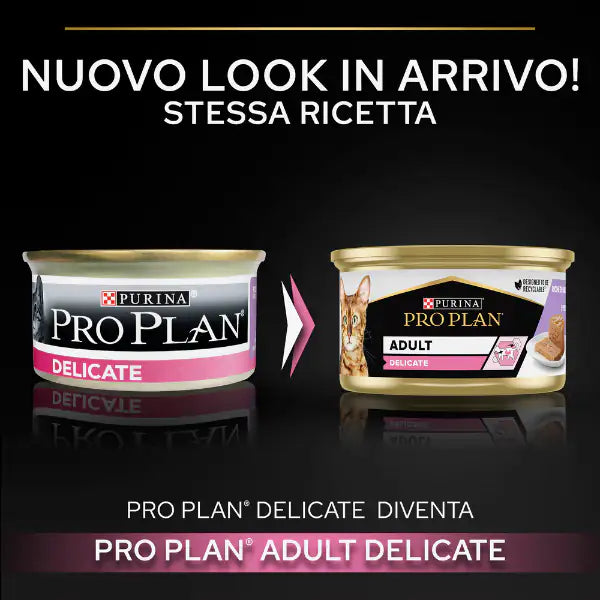 Purina Pro Plan Adult Delicate Umido Gatti Mousse Tacchino 85 g   bauzaarit.myshopify.com