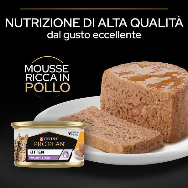 Purina Pro Plan Baby Kitten Healthy Start Umido Gatti Mousse Pollo 85 g   bauzaarit.myshopify.com