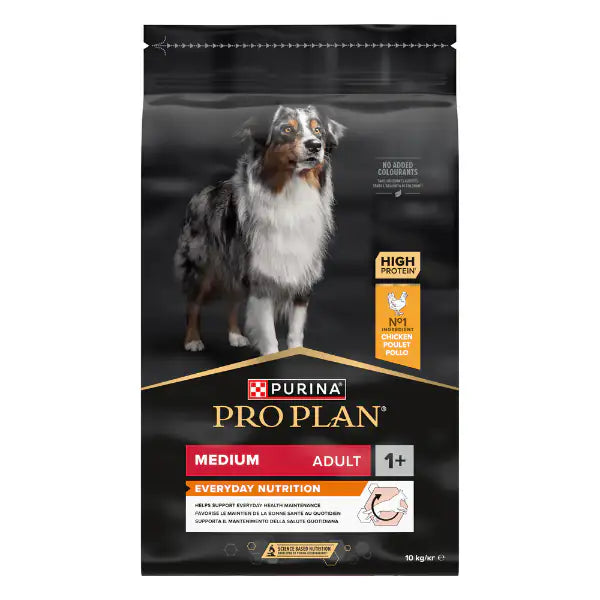 Purina Pro Plan Everyday Nutrition Medium Adult Crocchette Cane Pollo  10 kg bauzaarit.myshopify.com
