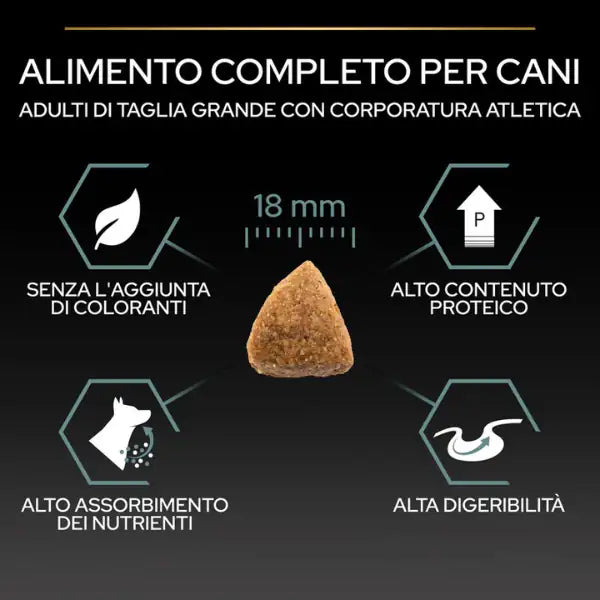 Purina Pro Plan Large Adult Athletic Sensitive Digestion Agnello e Riso   bauzaarit.myshopify.com