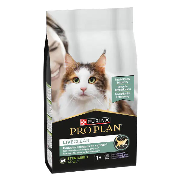 Purina Pro Plan LiveClear Adult Crocchette Gatto Sterilizzato con tacchino   bauzaarit.myshopify.com