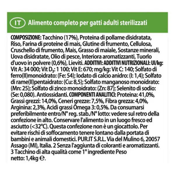 Purina Pro Plan LiveClear Adult Crocchette Gatto Sterilizzato con tacchino   bauzaarit.myshopify.com