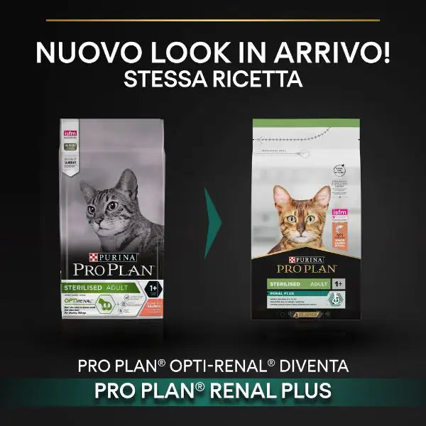 Purina Pro Plan Renal Plus Sterilised Adult 1+ con Salmone   bauzaarit.myshopify.com