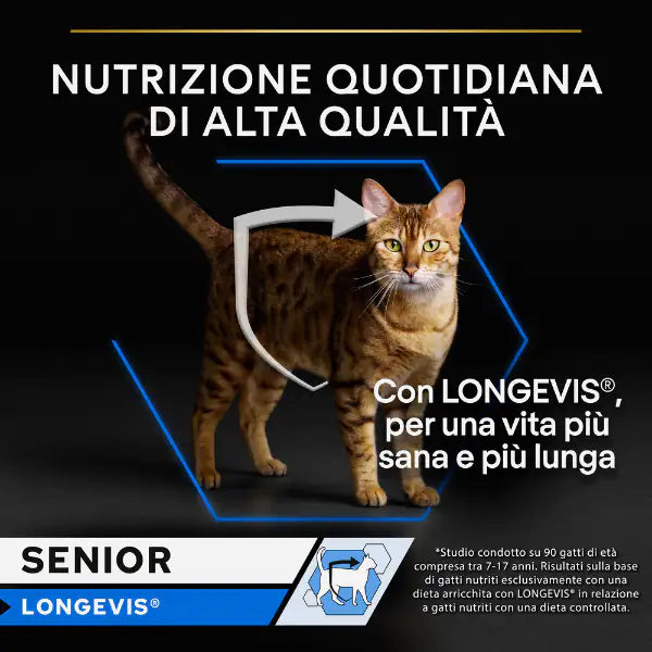 Purina Pro Plan Senior 7+ Longevis Umido Gatti Mousse Tonno 85 g   bauzaarit.myshopify.com