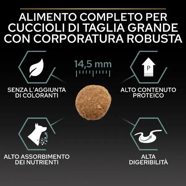 Purina Pro Plan Sensitive Digestion Large Robust Adult Crocchette Cane Agnello   bauzaarit.myshopify.com