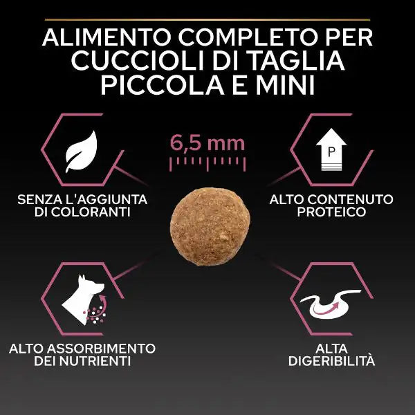 Purina Pro Plan Sensitive Skin Small & Mini Adult Crocchette Cane Salmone   bauzaarit.myshopify.com