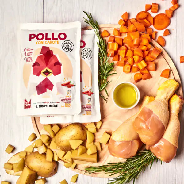 Real Bowl Dog All Breeds Grain Free 150 gr   Bauzaar.it
